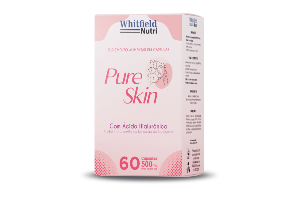 PURE SKIN - 500MG - 60 CAPSULAS