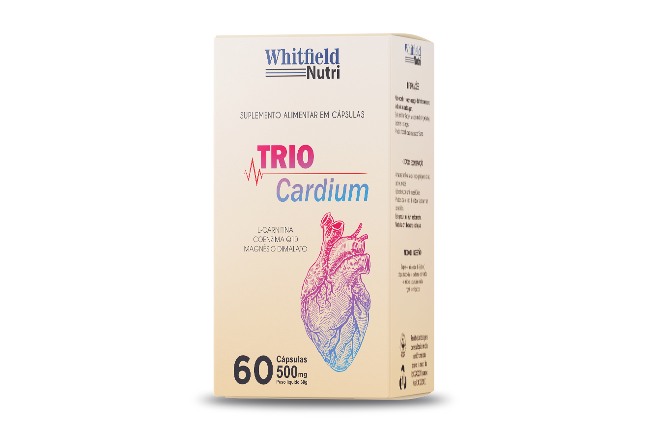 TRIO CARDIUM - 500MG - 60 CAPSULAS - Whitefield Nutri